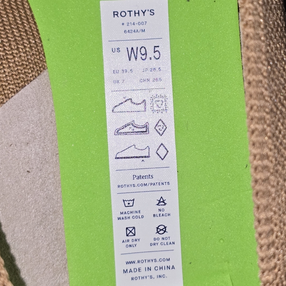Rothy's The High Point Heels Beige Black Office Career Business New 9.5 - Picture 10 of 11